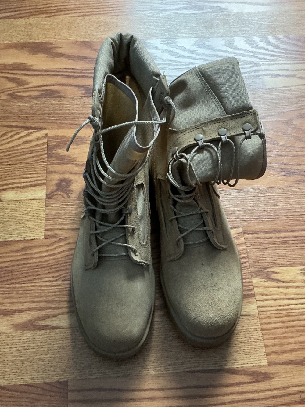 Belleville 300 DES ST Men's Military Combat Desert Tan Steel Toe Boots
